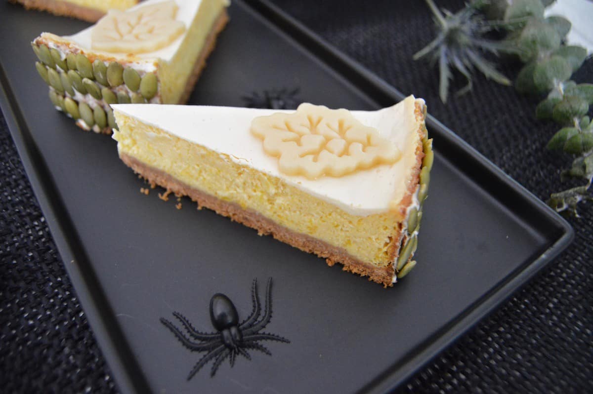 German pumpkin cheesecake recipe by the slice