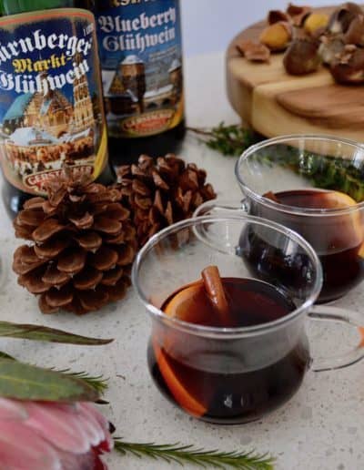 Drink a cup of Glühwein - hot spiced wine