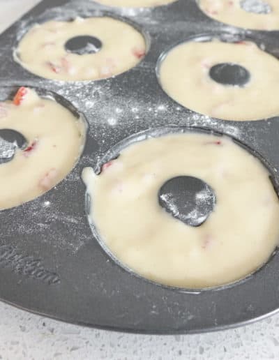 Strawberry Donuts Ready to go in the oven