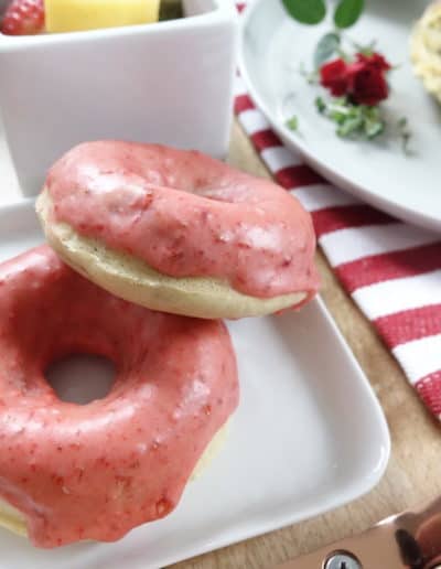 Strawberry Donuts Ready to be devoured