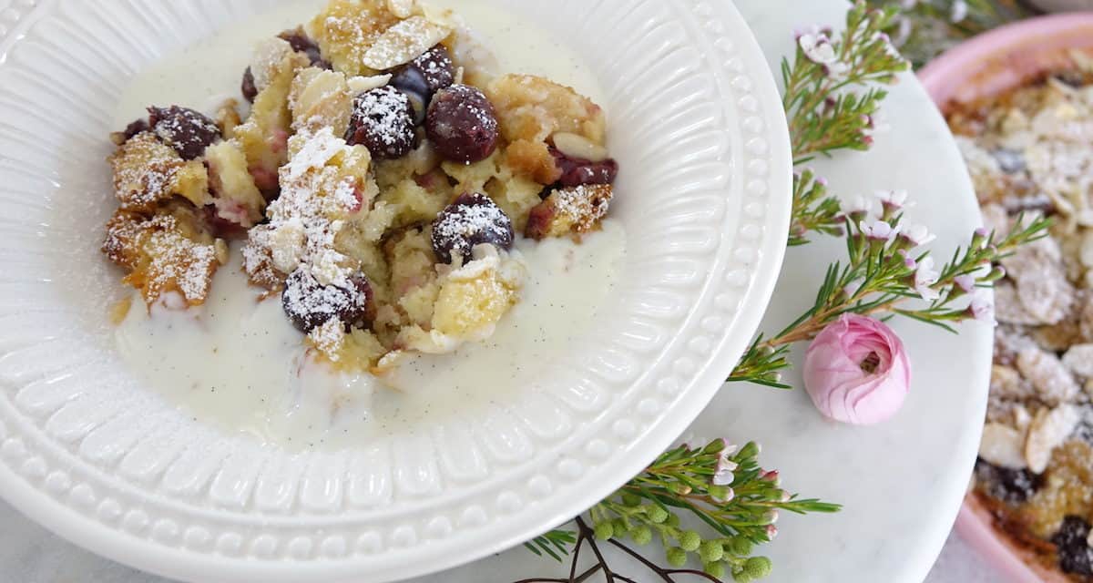 Cousin Anna’s Kirschmichel: A German Cherry Bread Pudding
