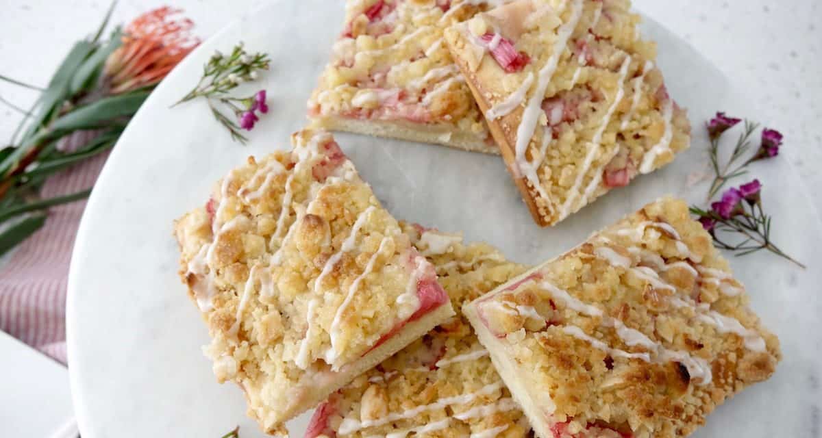 Mama Ute’s Spring Favorite: Rhubarb Streusel Cake