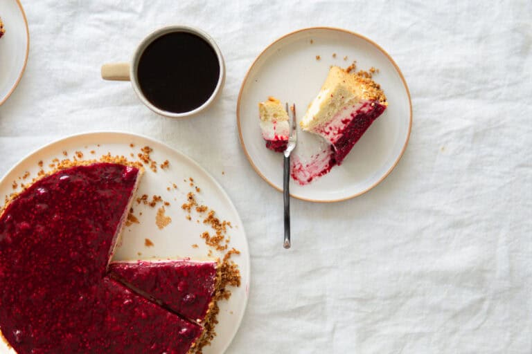 German Raspberry Tart Easy German Raspberry Cake (Himbeertorte) - dirndl kitchen