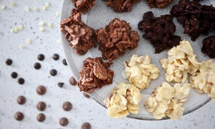 Schokocrossies: German Almond Chocolate Clusters
