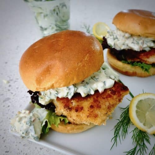 Amazing German Cod Sandwich (Fischbrötchen) - dirndl kitchen