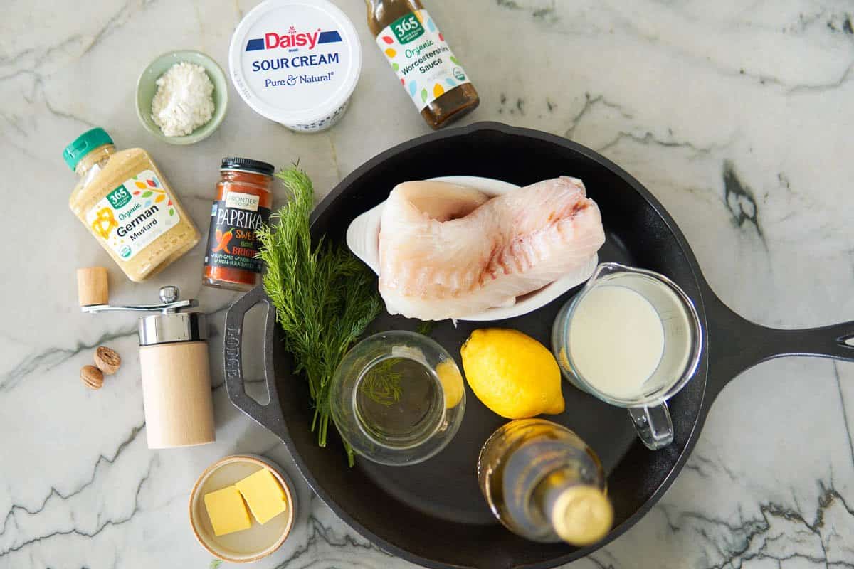 Ingredients for Baked Cod