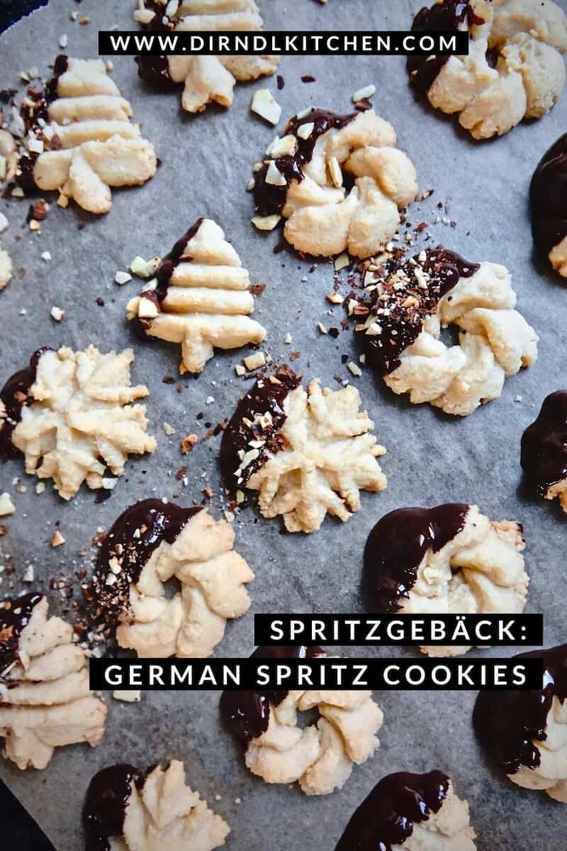 dirndl kitchen Spritzgebäck German Spritz Cookies
