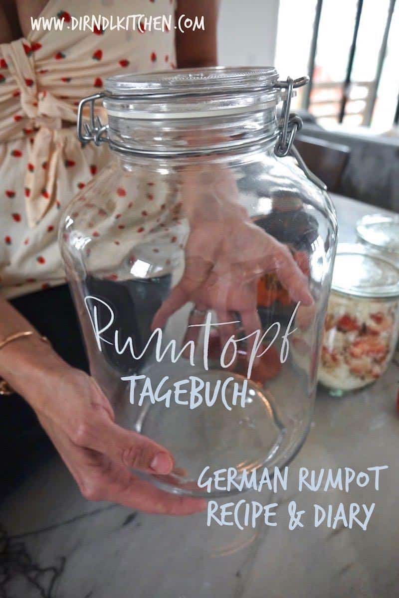 Rumtopf recipe German rumpot diary tagebuch5