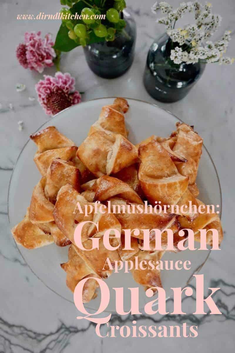 dirndl kitchen apfelmushörnchen applesauce quark croissants12