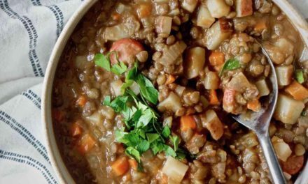 Linsensuppe: Lentil Soup With Veggies