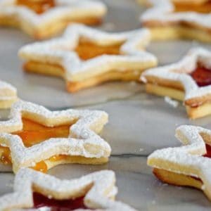 Spitzbuben Linzer Augen German Christmas Cookies Recipe dirndl kitchen