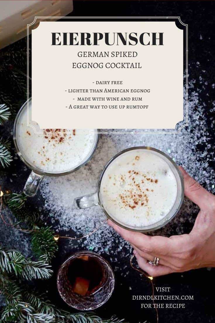 Eierpunsch Recipe German Spiked Eggnog Cocktail dirndl kitchen