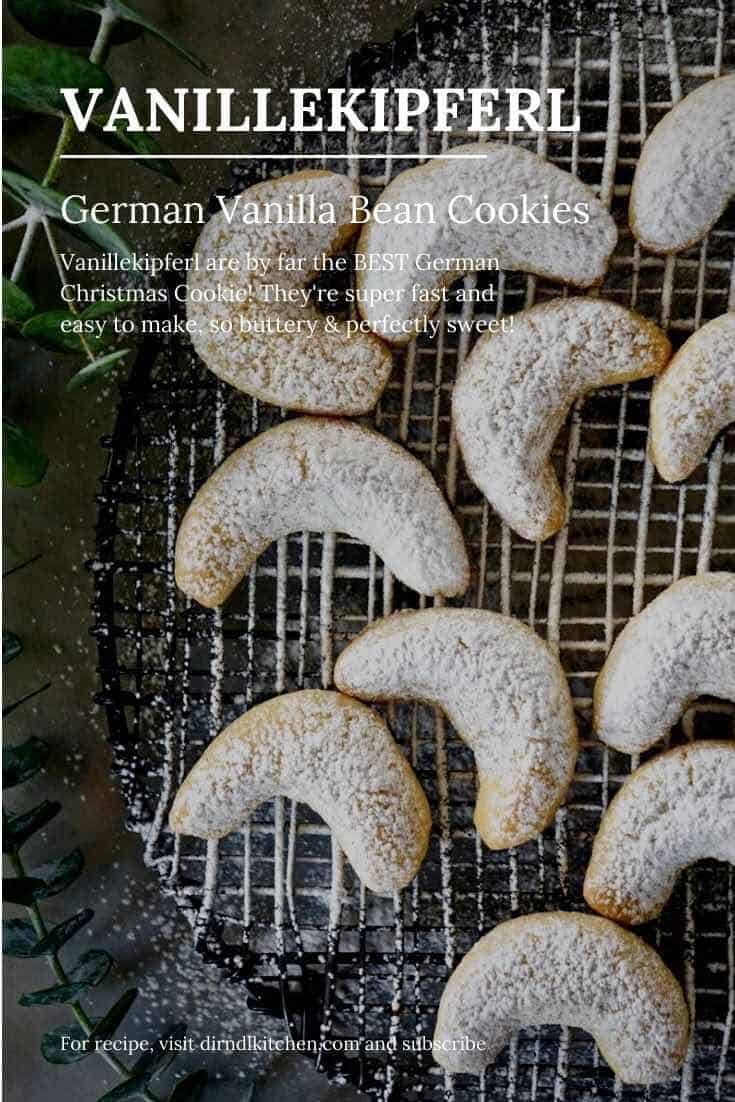 vanillekipferl german vanilla bean cookies dirndl kitchen