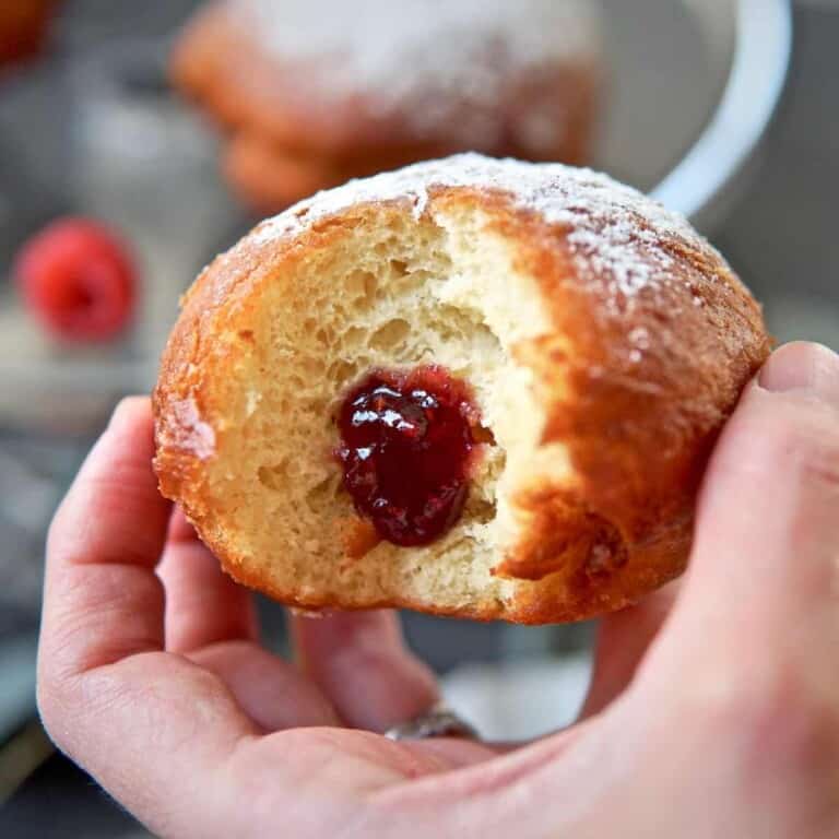 How to make Donuts (German Berliner) - dirndl kitchen