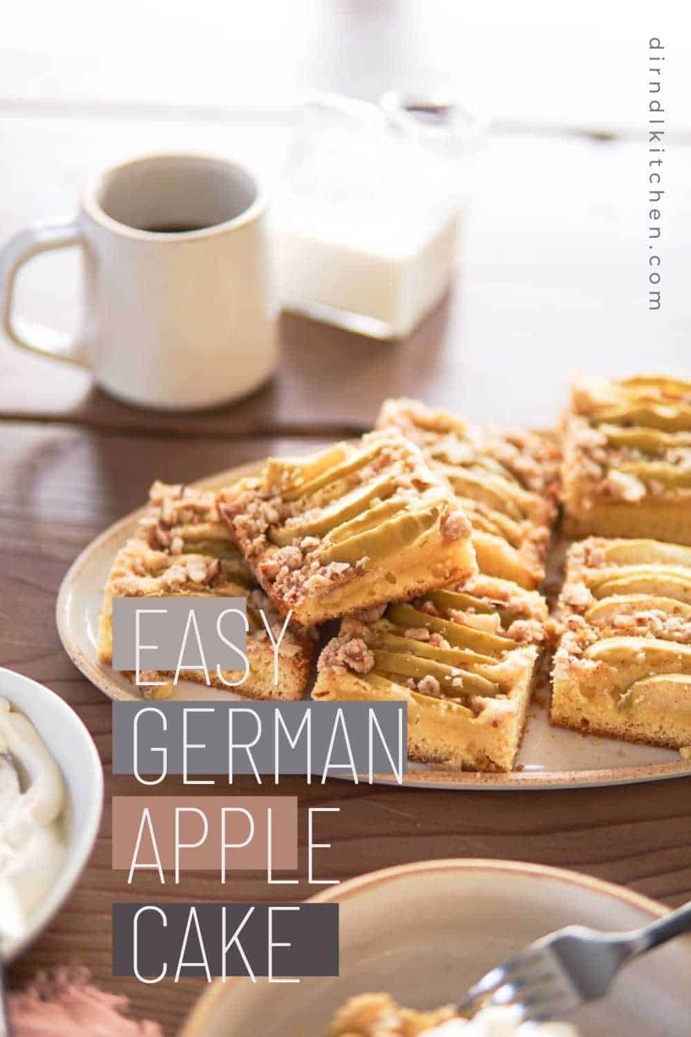 Easy German Apple Cake Pin Image