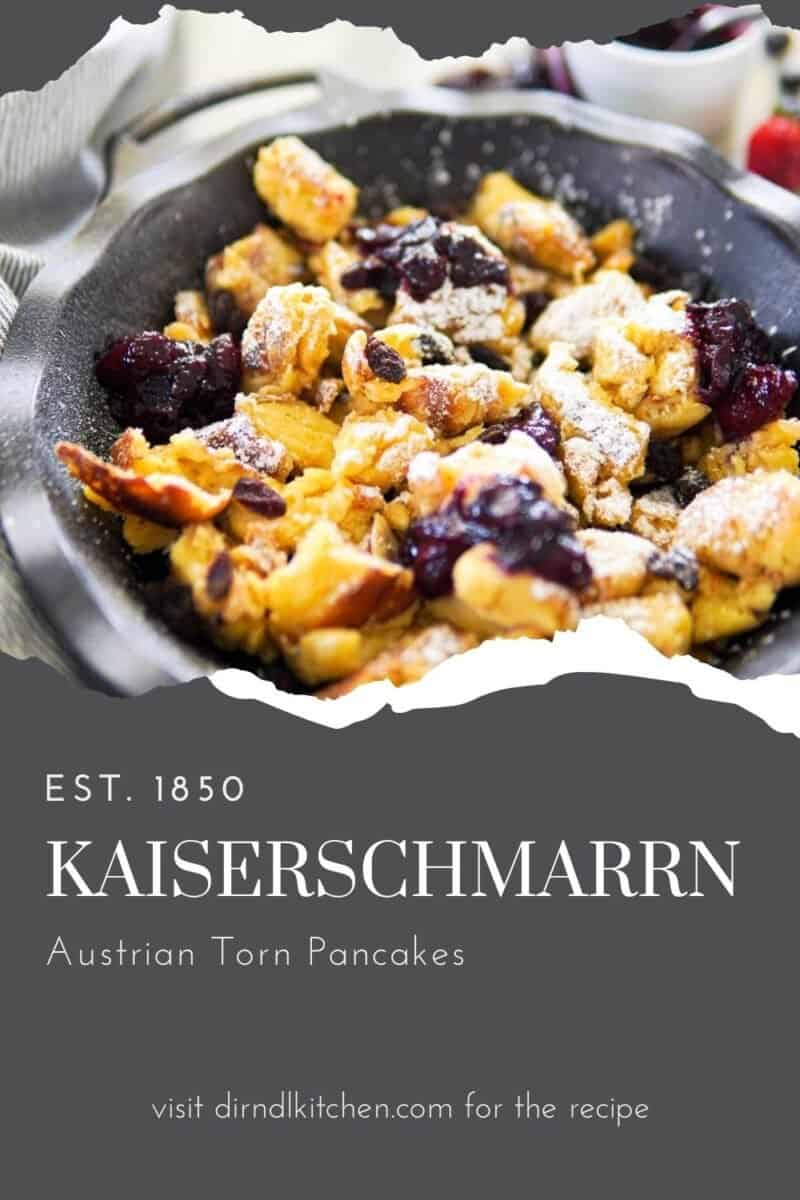 kaiserschmarrn austrian pancakes pin