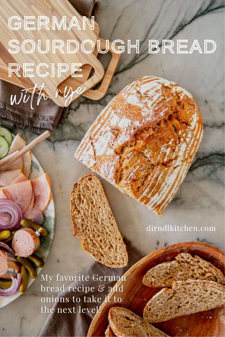 German Sourdough Bread Recipe (With Rye) - Dirndl Kitchen