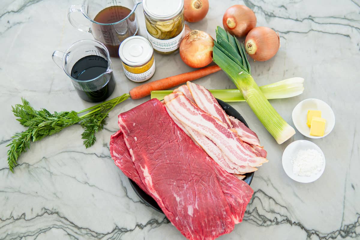ingredients for beef rouladen